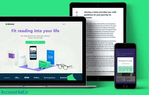 خرید اکانت Blinkist برای همه پلتفرم ها