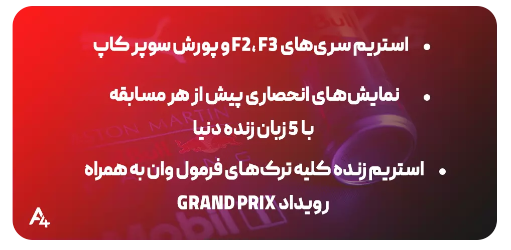 خرید اکانت F1 TV