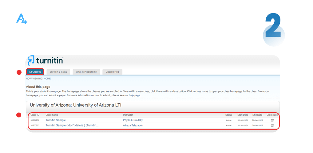 مرحله دوم آموزش کار با Turnitin