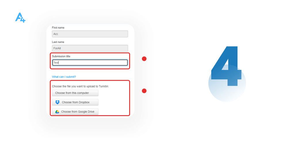 مرحله چهارم آموزش کار با Turnitin