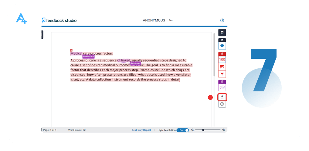 مرحله آخر آموزش کار با Turnitin