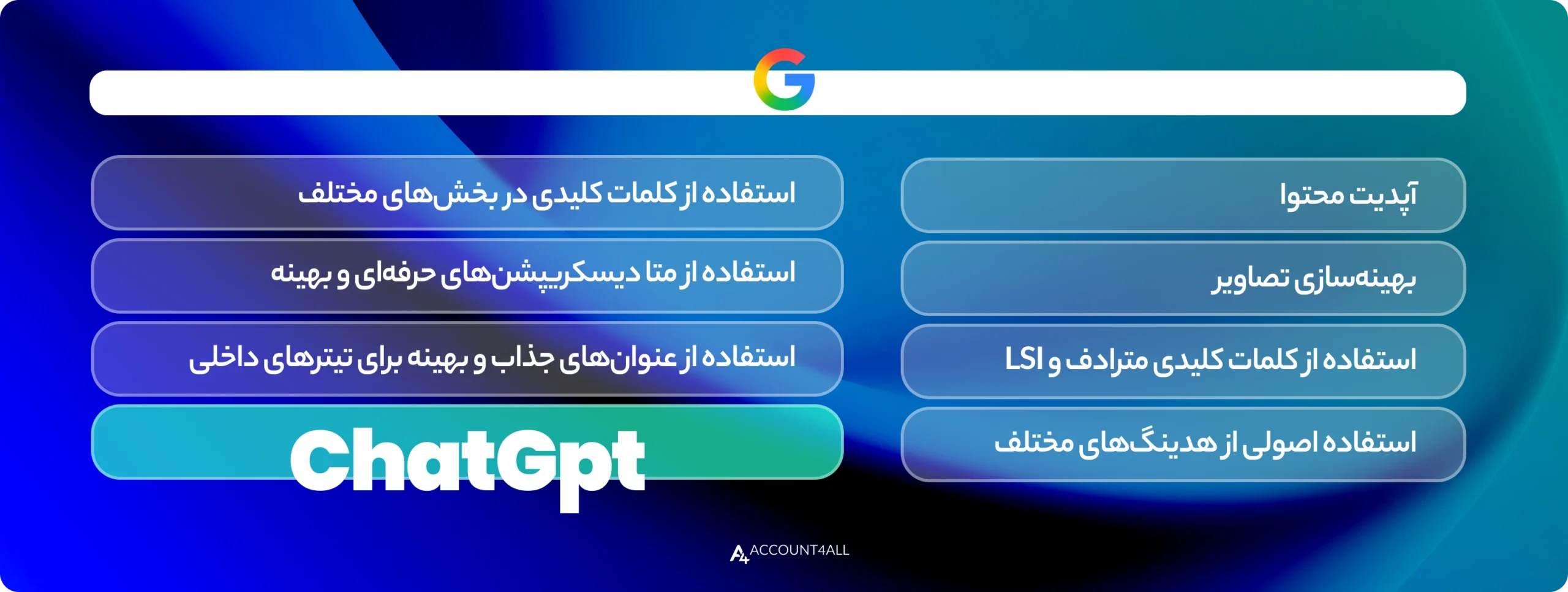 راهکارهای بهینه‌سازی محتوای تولیدشده برای گوگل